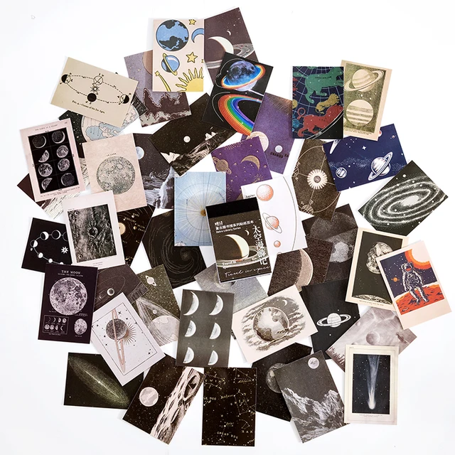 Warm 50pcs/lot INS Natural Scenery Stationery Stickers Aesthetic Travel Book Cute Craft Diary Ablum Bullet Journal Scrapbooking Z