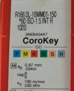 

10PCS CARBIDE INSERT R166.OL-16MM01-150-1020