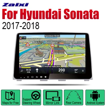 

ZaiXi Android Car Radio Stereo GPS Navigation For Hyundai Sonata 2017~2018 Bluetooth wifi 2din Car Radio Stereo Multimedia