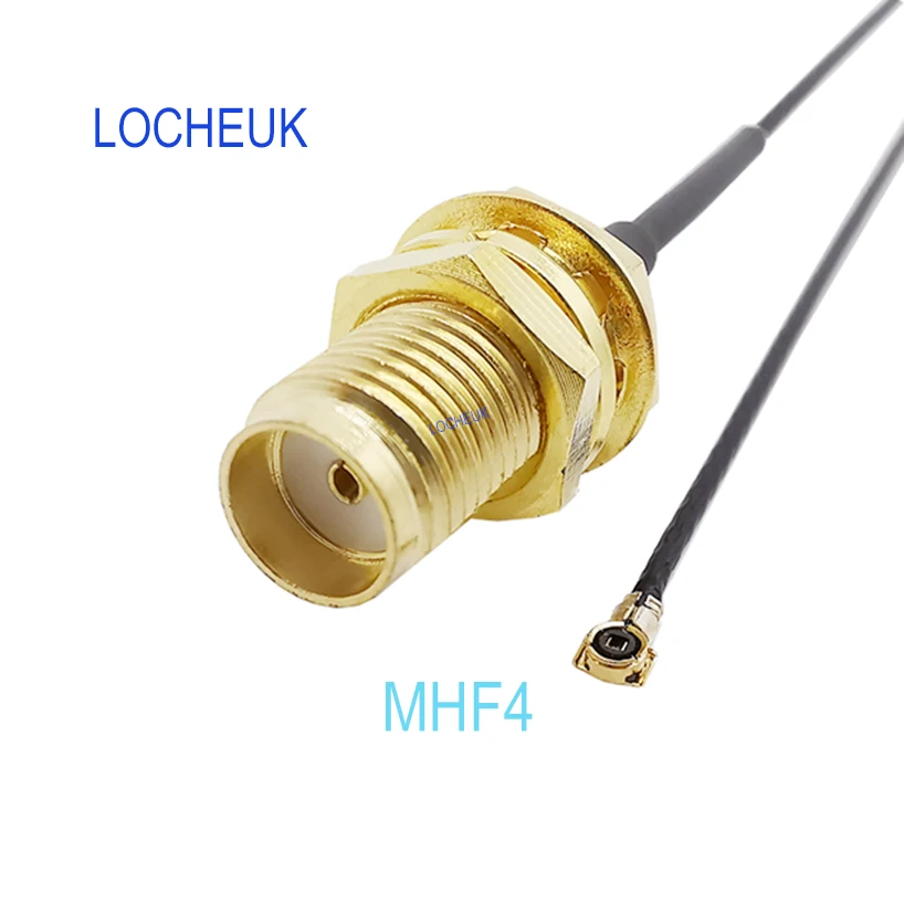 

SMA Female Jack to MHF4 IPX IPEX U.FL 0.81mm RF Pigtail Jumper Cable Connector for PCI WiFi Card Wireless Router