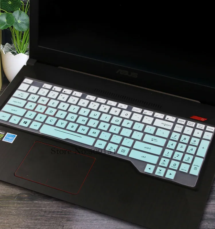 Силиконовый защитный чехол-клавиатура для Asus TUF FX705GM FX705GD FX705 fx705ge FX705G FX 705 GD GM Gaming 1" 17,3 дюймов