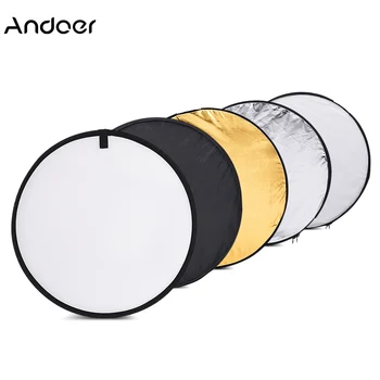 

Andoer 24" 60cm 5 in 1 Portable Photography Studio Multi Photo Disc Collapsible Light Reflector Photo Studio Accessories