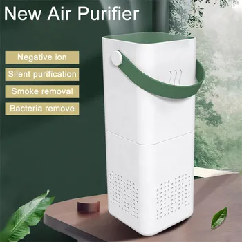 

Portable Air Purifier Filter Ion Generator Allergen Pollen Dust Pest Dander Smoke PM2.5 Eliminator Air Fresh Cleaner Household