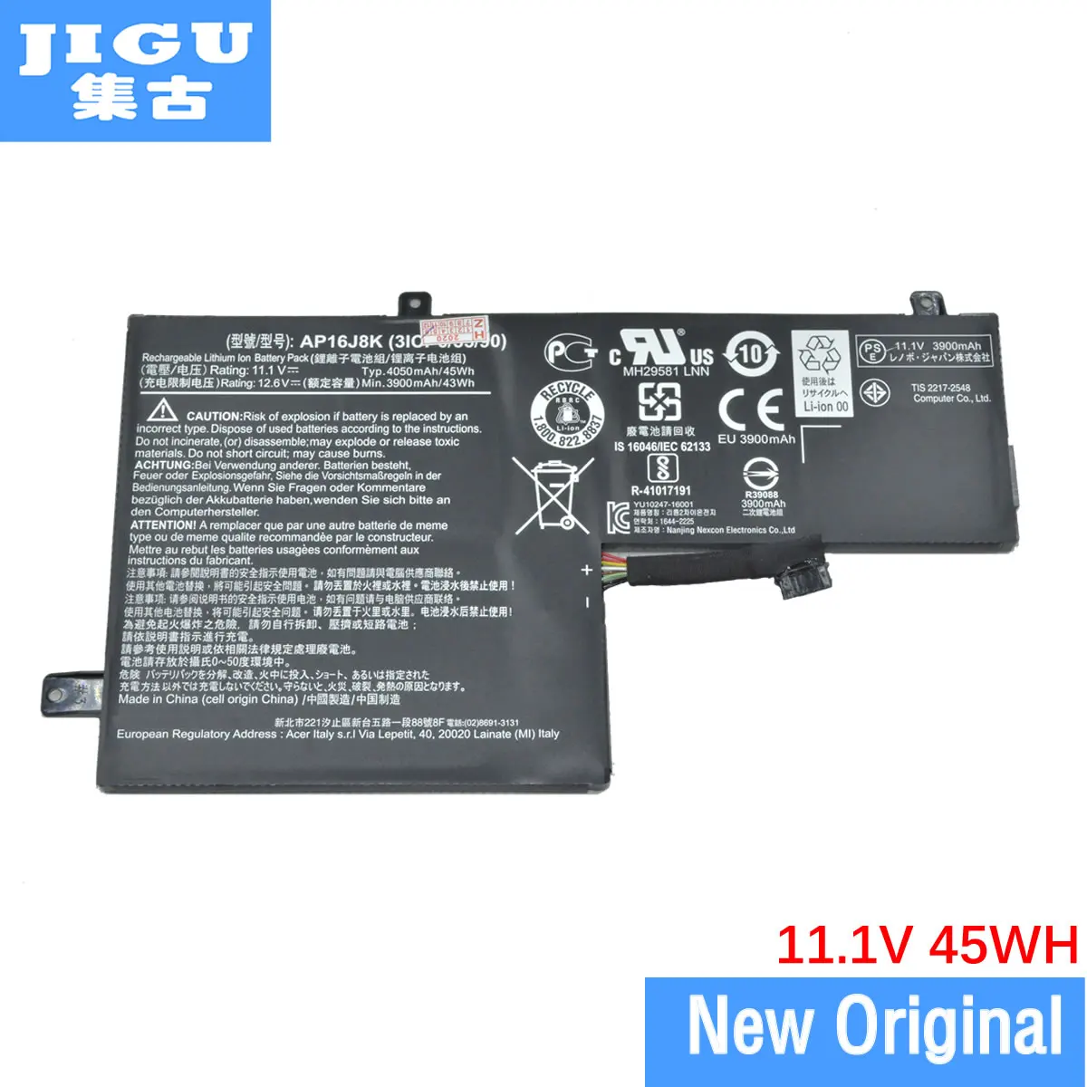 Оригинальный аккумулятор JIGU AP16J8K AP16J5K для ноутбука ACER CHROMEBOOK 11 C731 N7 | Компьютеры и