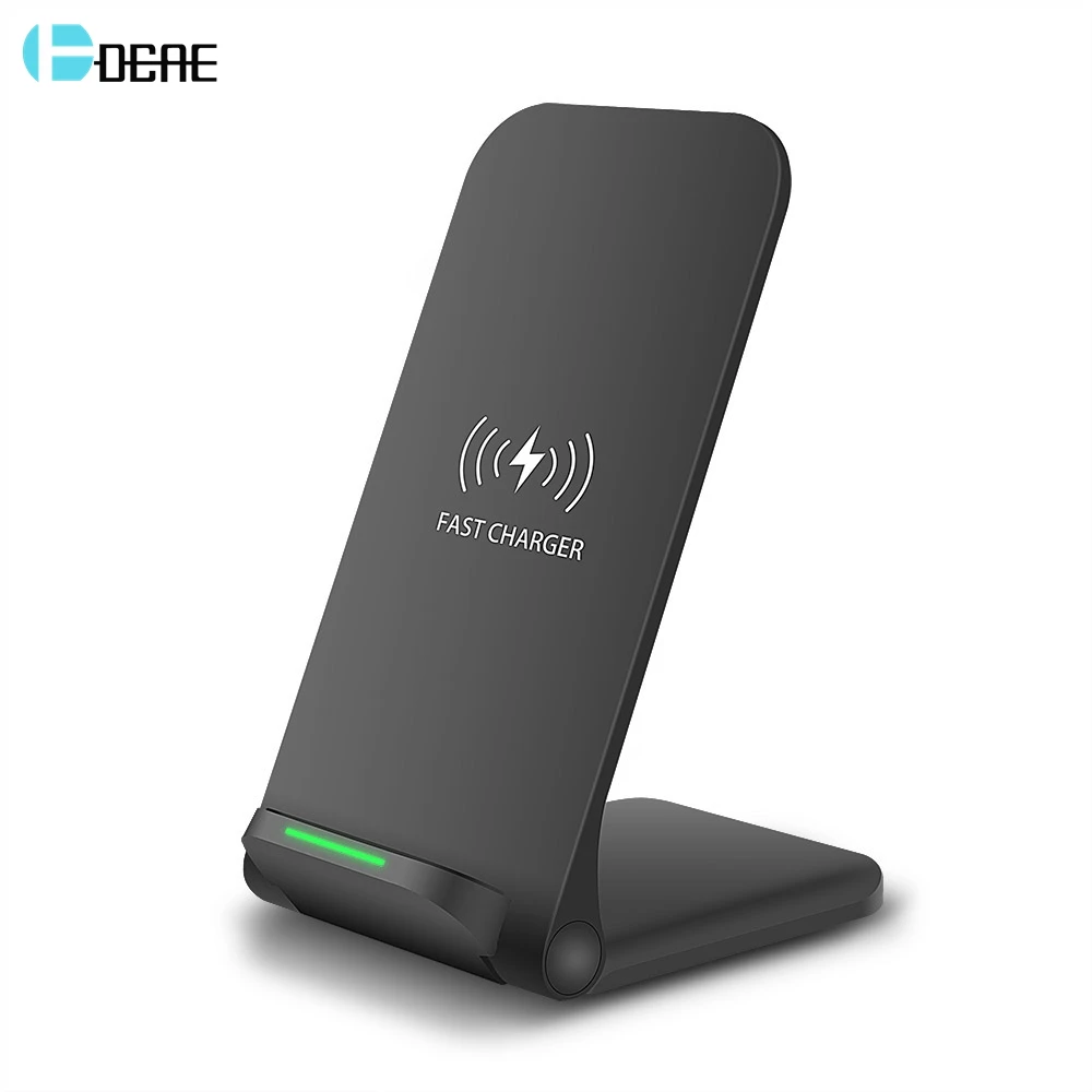 DCAE QI Fast Wireless Charger 15W for iPhone 11 Pro Max XS XR X 8 Airpods USB C Quick Charging Stand Pad Samsung S10 S9 S8 | Мобильные