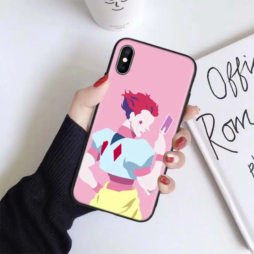 Anime hunter Case for Apple iphone 11 Pro XR XS Max X 7 8 6 6S Plus 5 5S SE Black Silicone Phone Cover Coque - Цвет: BS059-2