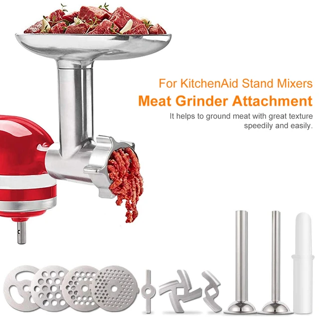 Metal Meat Food Grinder Attachment For Kitchenaid Stand Mixer Rod Grinder  Sausage Filling Attachment Blender Parts Kitchenaid - AliExpress