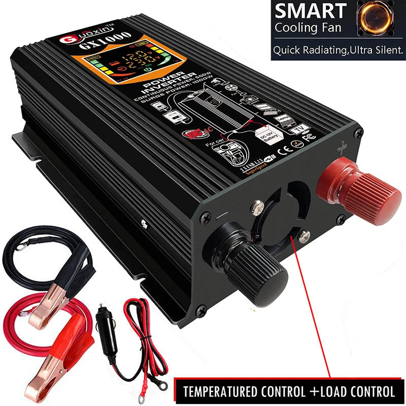 3. GX1000 inverters 12v to 240v 右45度插座