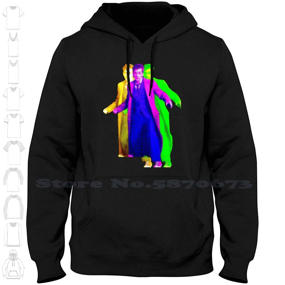 Who David Tennant La Decima Felpa Con Cappuccio A Maniche Lunghe Pop Art Who Tardis Daleks Cybermen The Master William Hartnell