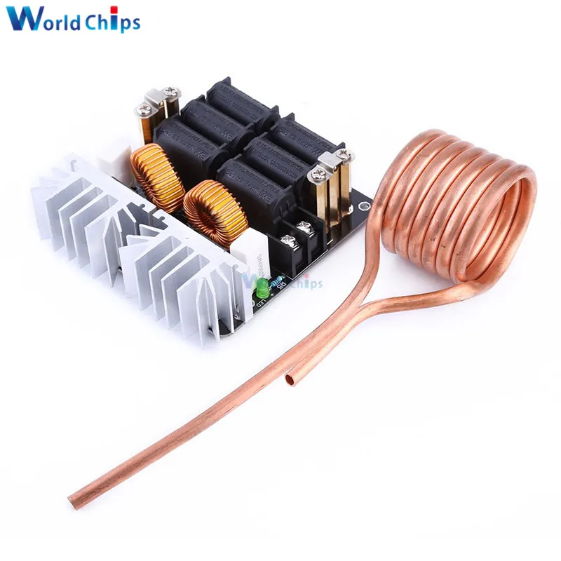 Макс 20A 1000W 12 V-48 V звс нулевой Напряжение индукционный нагрев Доска модуль высокой Мощность Flyback драйвер нагреватель для "сделай сам"