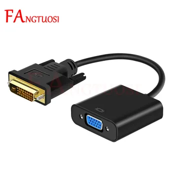 

FANGTUOSI HD 1080P DVI Male to VGA Female Adapte 24+1 25Pin Male to 15Pin Female Cable converter For PC Computer HDTV Monitor