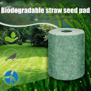 

20*300cm Biodegradable Grass Seed Cushion Ecological Blanket Biodegradable Grass Seed Mat Garden Supplies