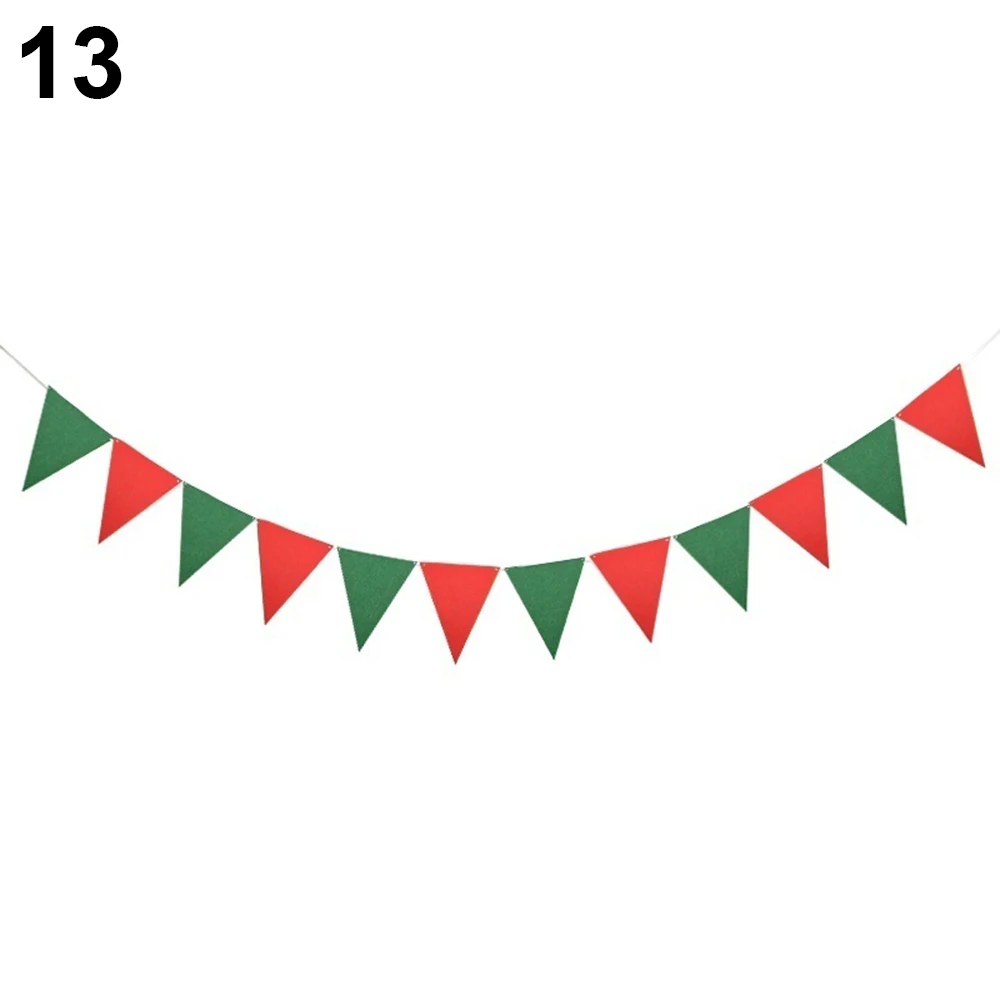 2.5m DIY Multicolor Bunting Banners Garland Flags Pendant for Baby Shower Birthday Party Home Decorations - Цвет: 13