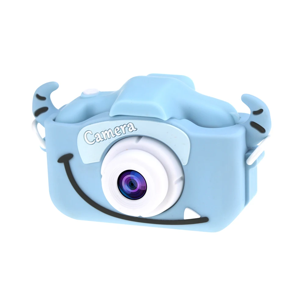 Детская Мини WiFi камера цифровая Водонепроницаемая HD 12MP 2,0 дюймов фото-, видеокамера USB TF Baby Small SLR подарок для детей Новинка - Цвет: Синий
