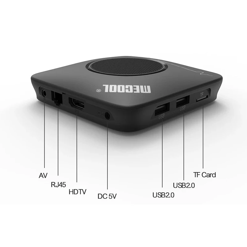 Mecool M8S Max Smart Android 7.1 Tv Box Amlogic S912 Uhd 4K Media Player Octa-Core 64 Bit 3Gb / 32Gb Vp9 H.265 Hdr10 2.4G & 5G W