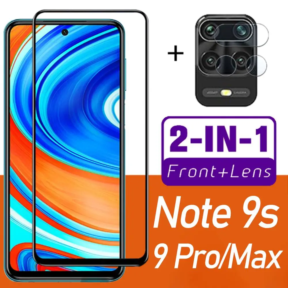 2 в 1 9 Pro Max стекло объектива камеры для Xiaomi Redmi Note 9S закаленное стекло Redm Note9 9Pro Note9S Защитная пленка для экрана Ksiomi|Защитные стёкла и плёнки| | АлиЭкспресс