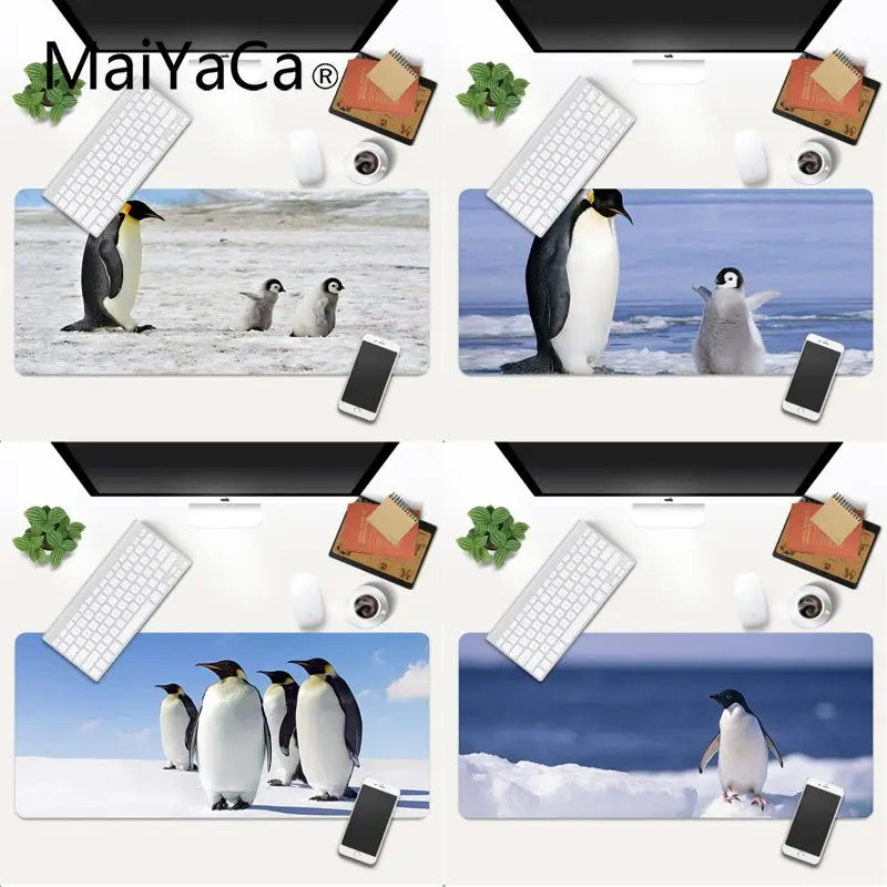 

MaiYaCaBaby Penguin Gamer Speed Mice Retail Small Rubber Mousepad Gaming Mouse Pad Large Deak Mat 600x300mm for overwatch/cs go