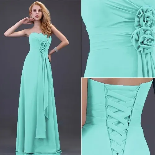 Реальные фотографии, кружевные цветы, vestido de festa vestido longo, милые синие шифоновые длинные платья подружки невесты