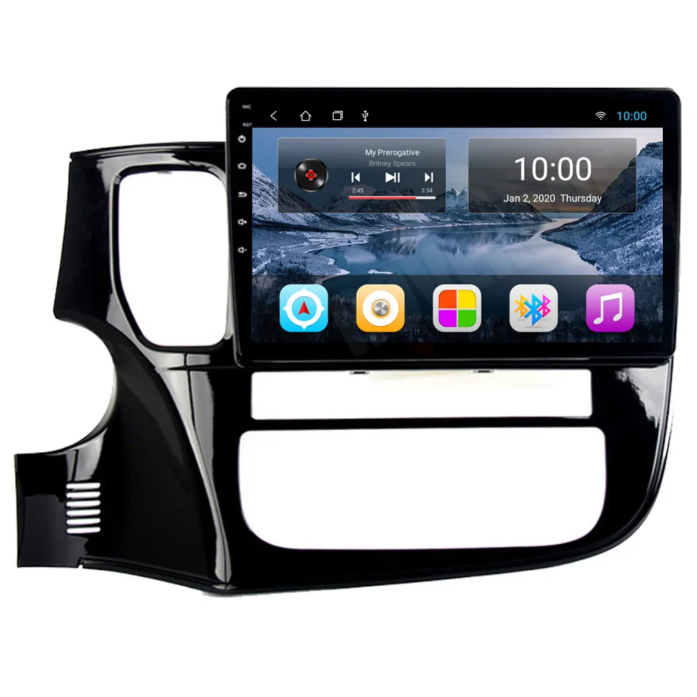 For Mitsubishi Outlander 2014 2015 2016 Android 12 Auto Car Radio