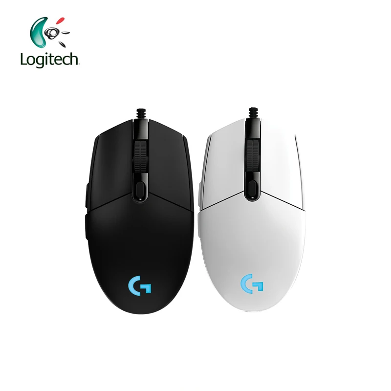 Проводная мышь Logitech G102/G102 второго поколения для геймера и бизнеса с 6000 точек/дюйм