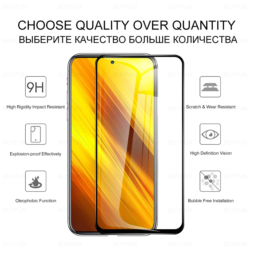 phone tempered glass Full Cover Tempered Glass For Xiaomi Redmi Note 10 Screen Protector On The Xiomi Red Mi Note10 4G 10S Note10s S Protective Film mobile screen protector