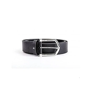 

montblanc, cintura casual black alta ref. 107680