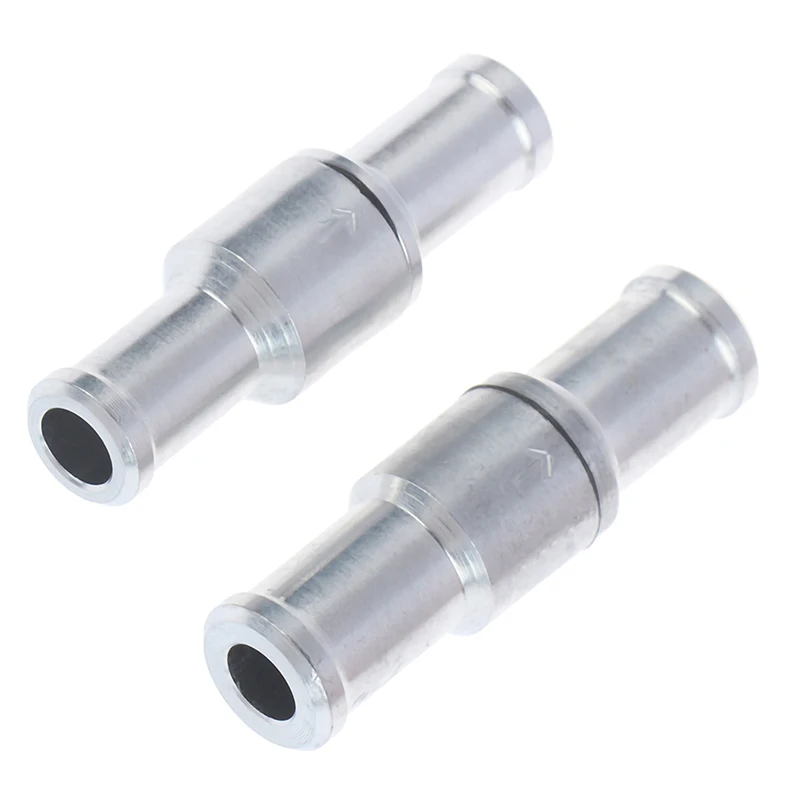 10/12mm One Way Aluminium Alloy Fuel Non Return Check Valve Petrol Diesel for Car Vacuum Hose Oil Water Pumps