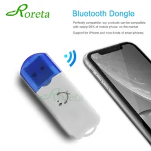 Roreta USB беспроводной Bluetooth приемник адаптер стерео аудио музыкальный приемник для автомобиля домашний динамик поддержка функция громкой связи