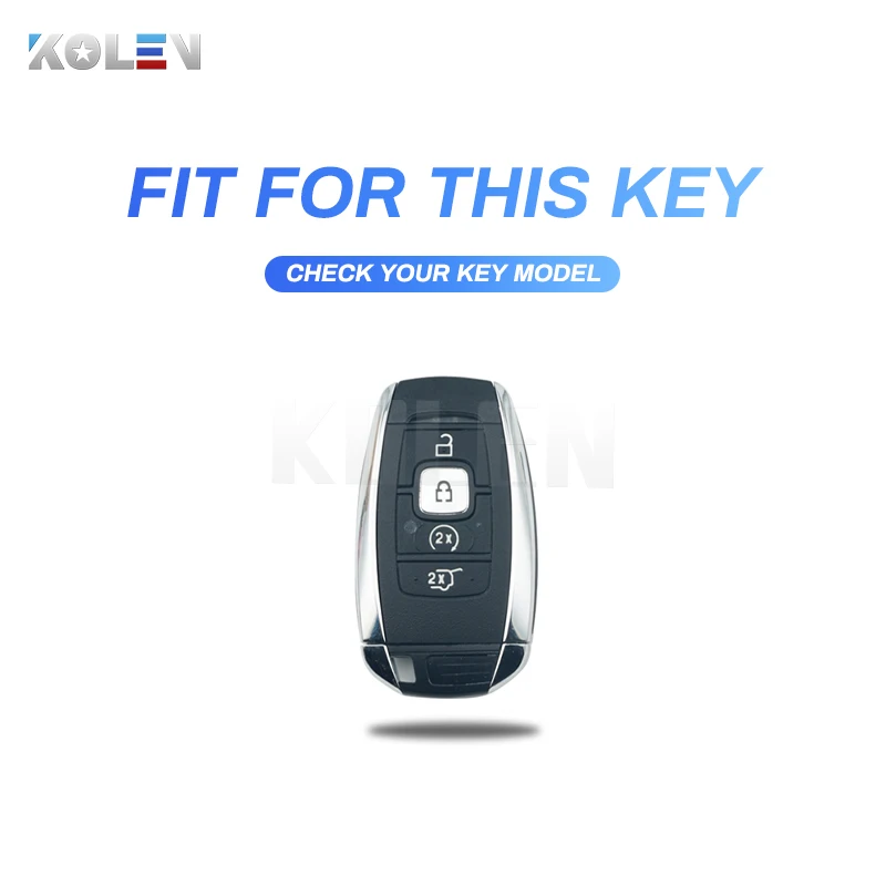 Cover chiave telecomando per Lincoln MKC MKZ MKX MKT 2019 2020 5 pulsanti -