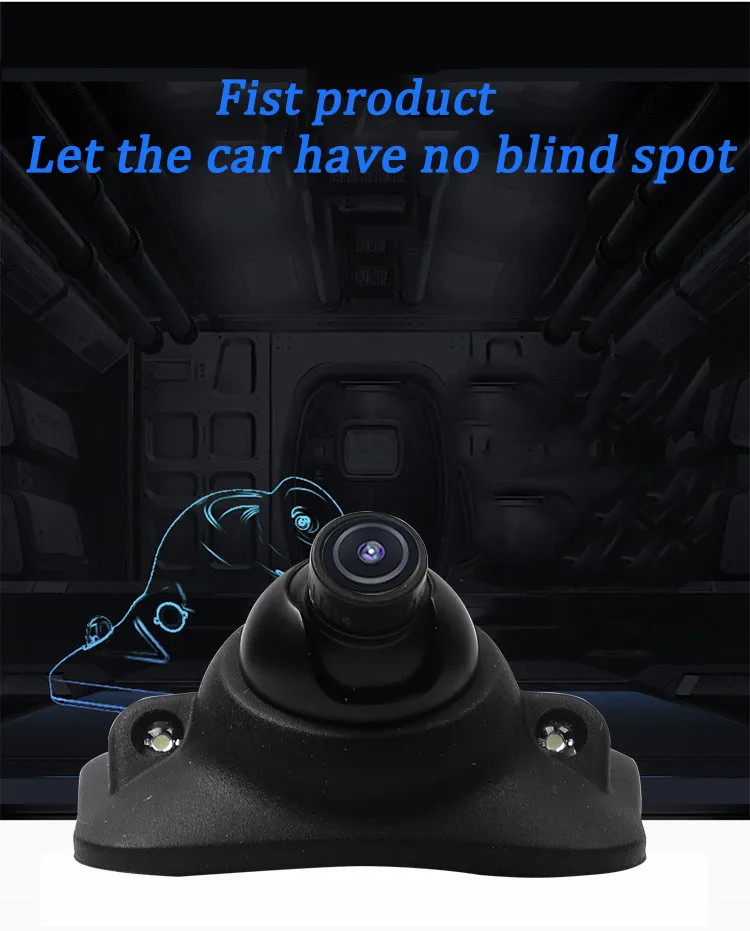 Right blind zone Car Rear View Camera Night Vision Reversing Auto Parking Monitor Waterproof 170 Wide Angle HD Image cam Hot (7)