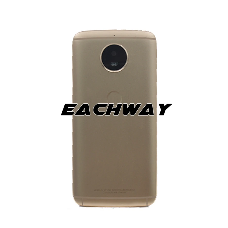 Корпус с объективом для Motorola G5S корпус батареи задняя дверь Batter чехол с объективом камеры G5S XT1793 XT1794 XT1792