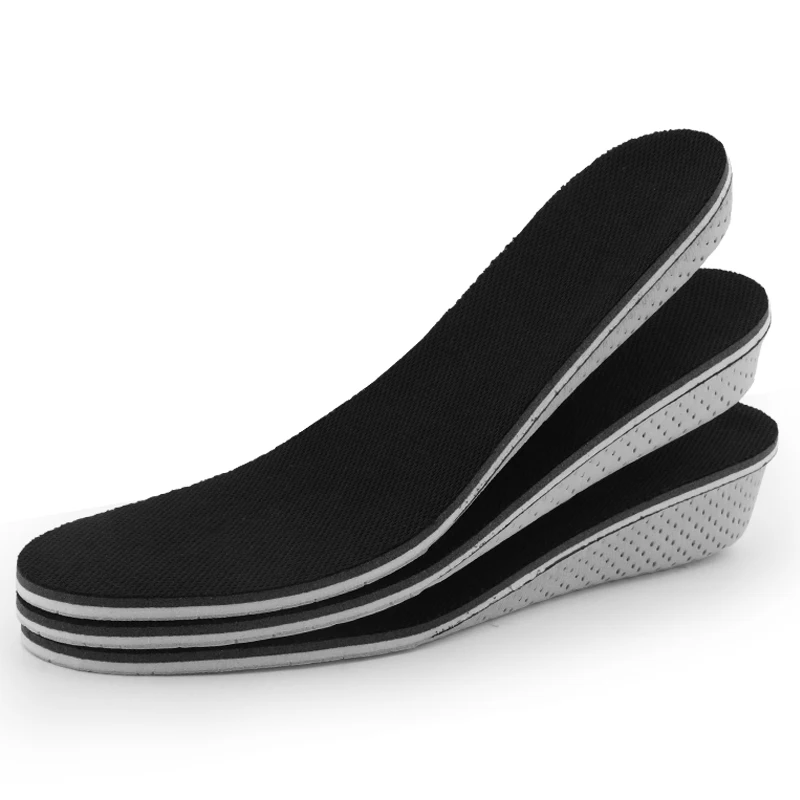 Baasploa Height Increase Insoles  Breathable Memory Foam Heel Lifting Inserts Shoe Lifts Shoe Pads Elevator Insoles for Unisex 2