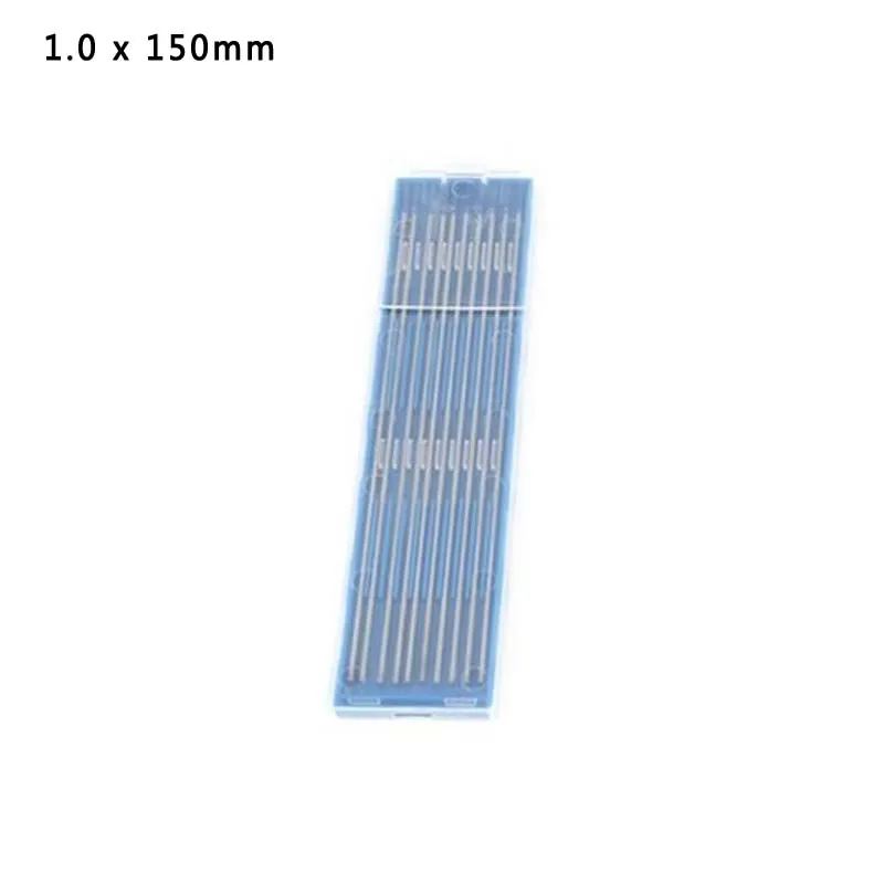 10 шт. TIG сварочные вольфрамовые электроды 2% Lanthanated 3/3" x 6" синий наконечник WL20 для сварки постоянного тока мульти инструменты