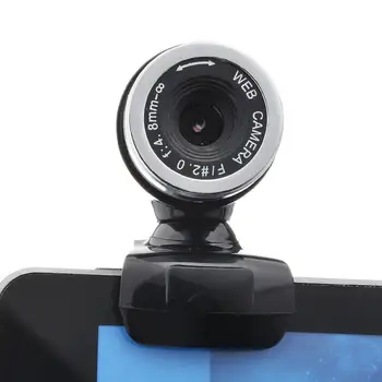 

1280H USB Webcam HD Camera Web Cam MIC Clip on Recording Camera Drive-free for iOS Android Linux