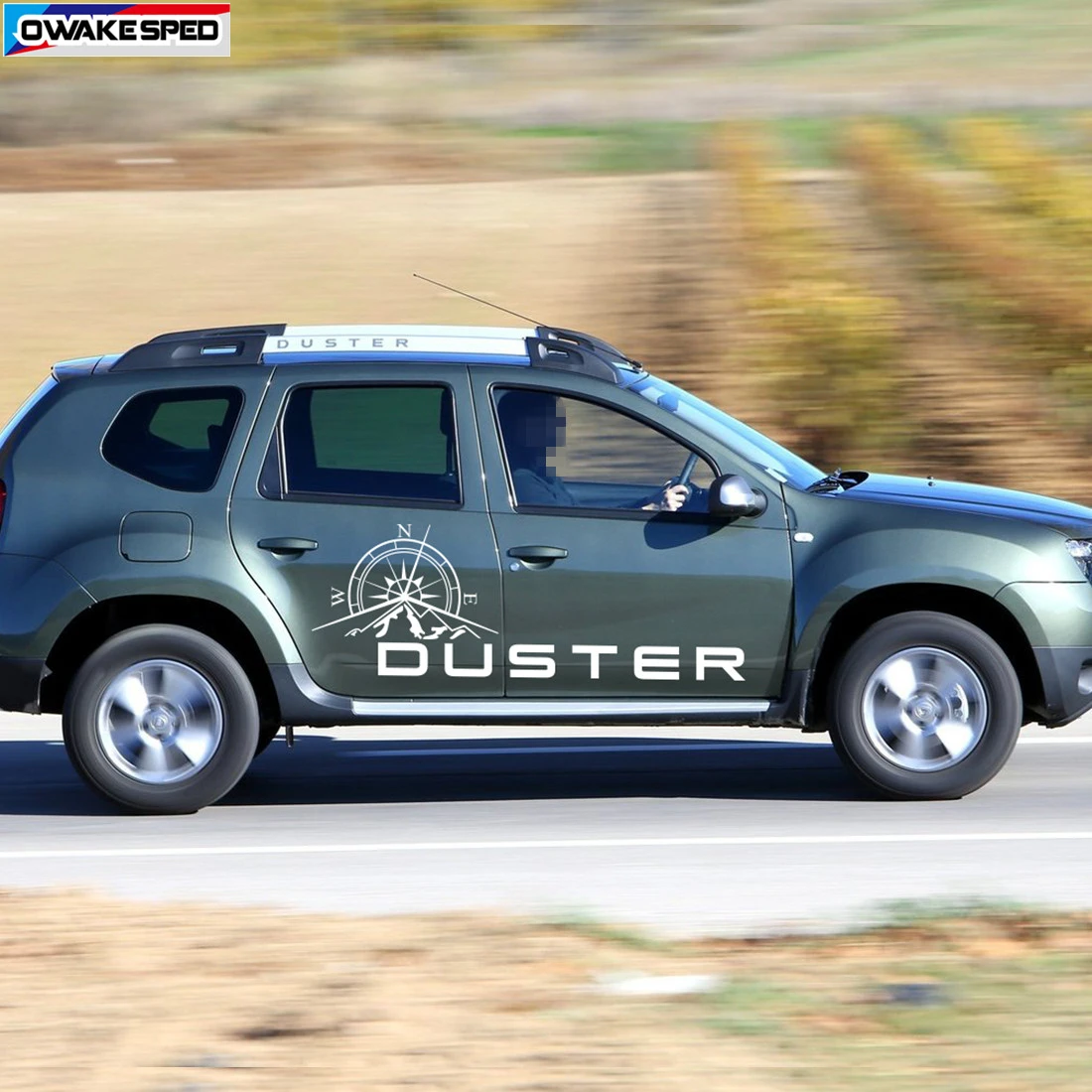 Для Dacia Renault Duster Compass Mountain Графический кузов наклейка автомобильный дверь боковой