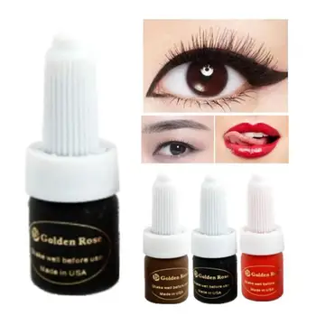 

5ml Tattoo Ink Permanent Makeup Micro Pigment Cosmetic Lip For Microblading Liner Eyebrow Color J0J6