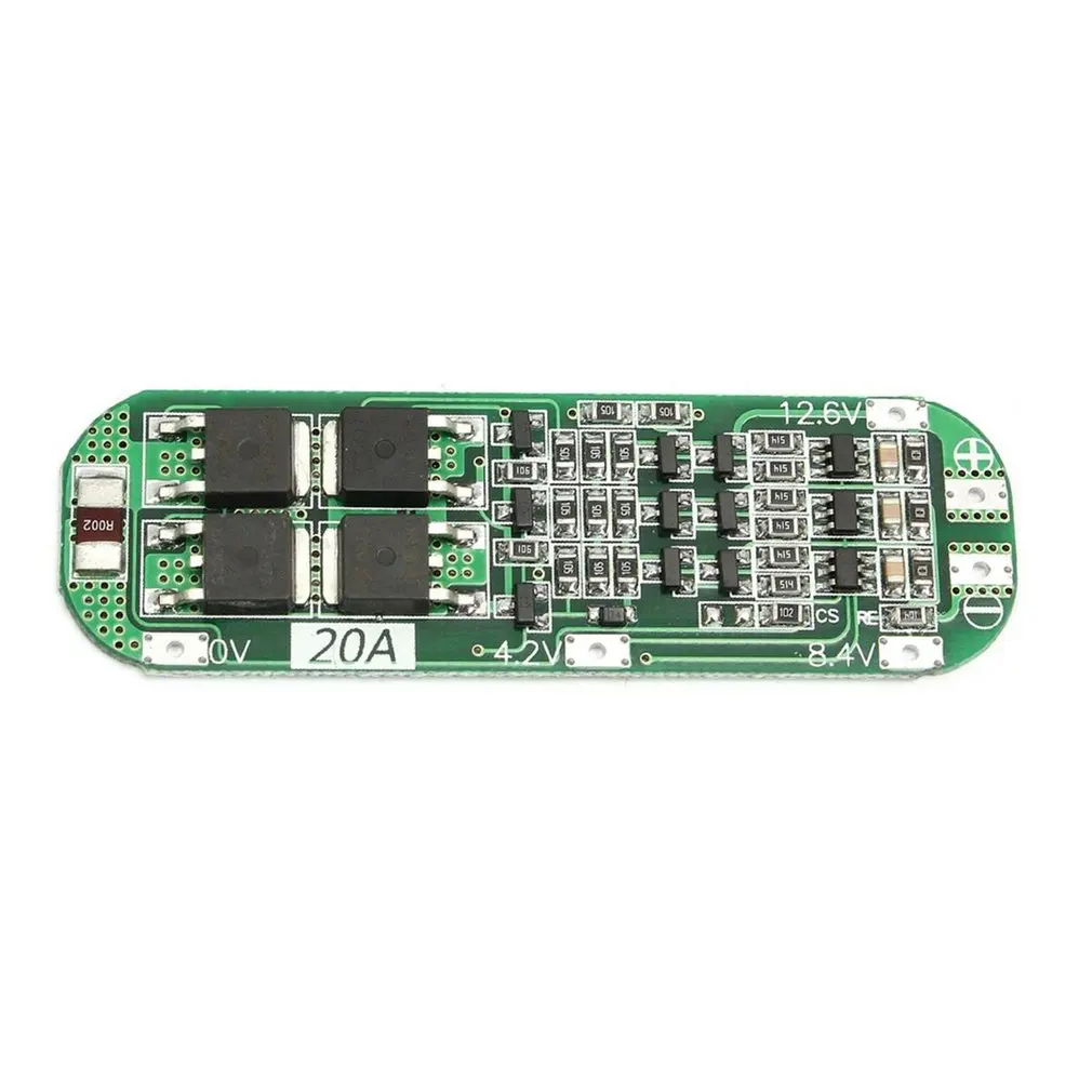 

3S 20A Professional Li-ion Lithium Battery 18650 Charger PCB BMS Protection Board For Drill Motor 12.6V Lipo Cell Module