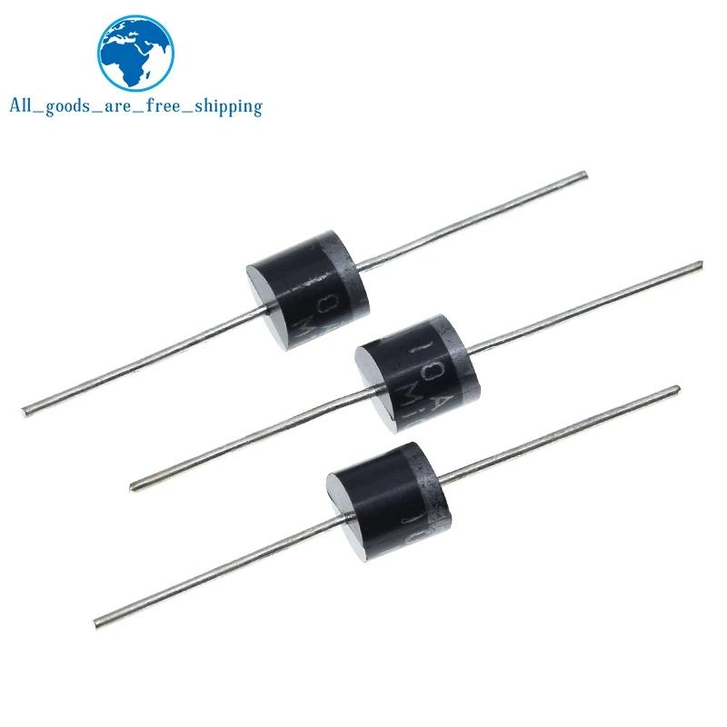 Завеса 10PCS электрическая осевой выпрямительный диод 10A10 R 6 DIP 10A 1000V 10a10|Диоды| |