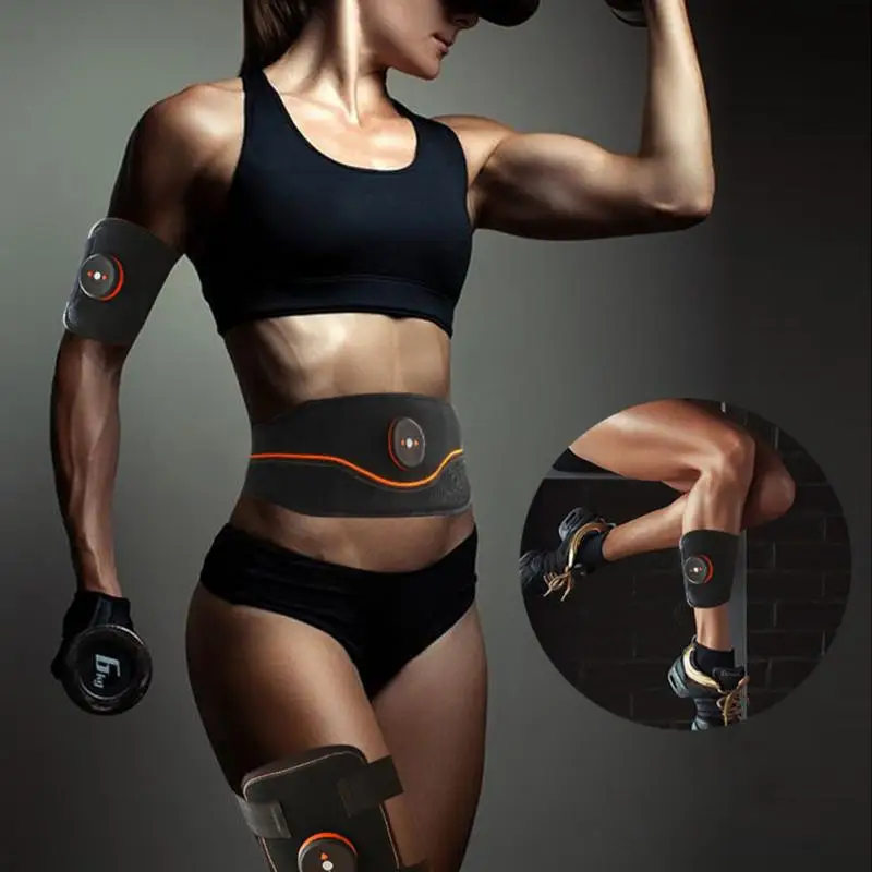 

Weight Loss Electronic Stimulator Vibration Body Shaper Fitness Belt Sweat Slimming Abdominal USB Supportive ThighTrimmer