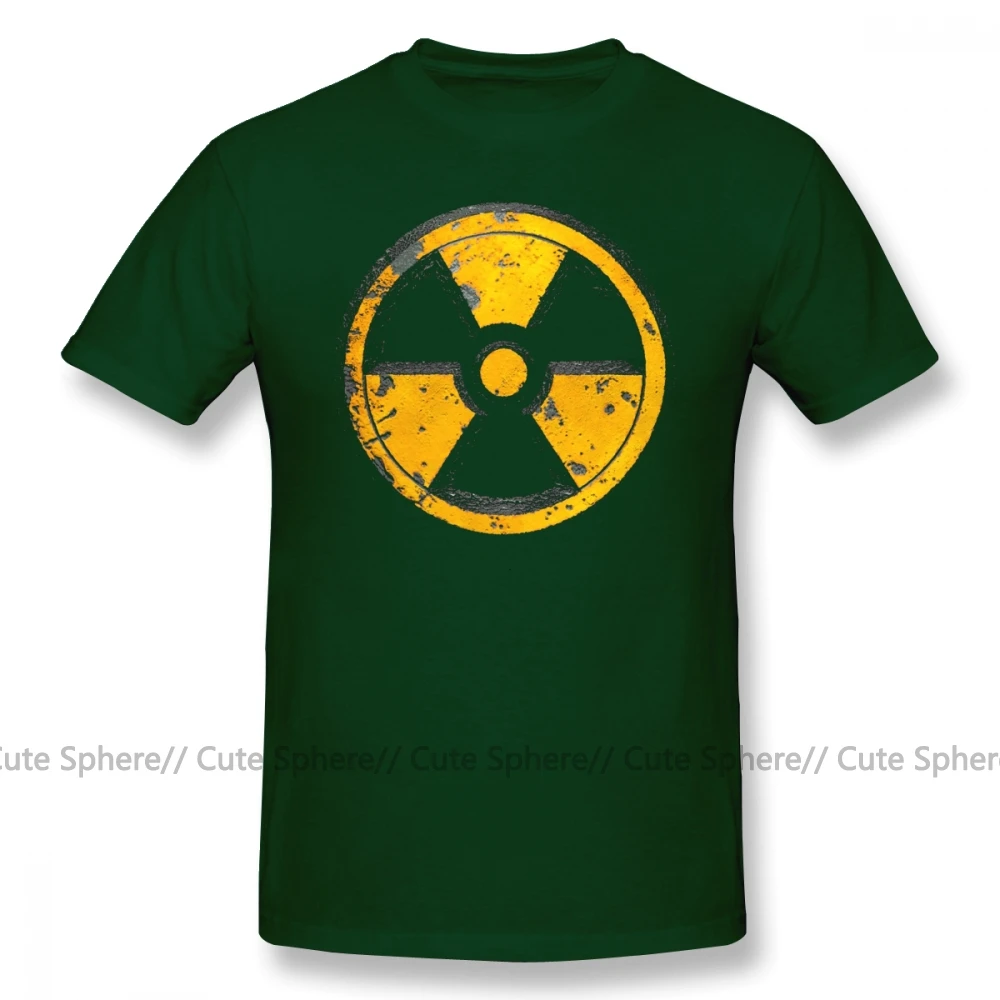 Fallout футболка FALLOUT, хлопковая футболка с коротким рукавом, графический Рисунок, 4xl, Мужская потрясающая Повседневная футболка - Цвет: Dark Green