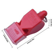 

Sports Whistle With Lanyard(Random Color) Loud Sound Whistle For Referee Coach