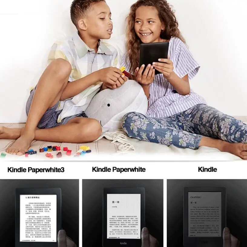 Ebook Reader Original Kindle 8th Kindle 6th Registerable E-Book Kindle6 Touch Screen Ebook Without Backlight E-ink 6inch Ink Screen
