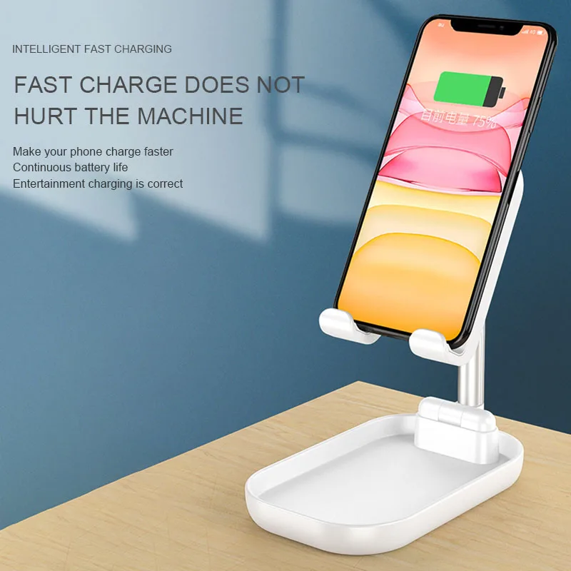 Складной 2 в 1 держатель для телефона, Беспроводная зарядка для Xiaomi, Настольный держатель для телефона, планшета, подставка, держатель для планшета, многофункциональный кронштейн