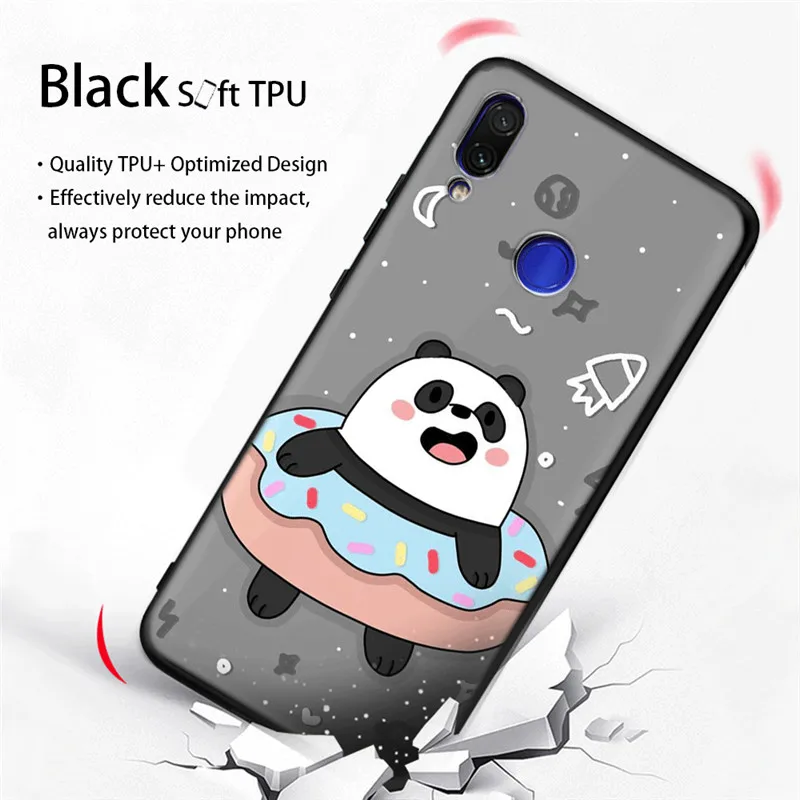 Силиконовый чехол для телефона с милой пандой для Red mi 5 Plus 6 Pro 4X6 6A 7 7A Note 6 7 Pro 5 для mi A2 Lite 5X6X9 t Pocophone F1