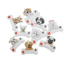 Pendentif chien DIY en résine, jouet pour enfants, arbre de noël, décoration, vœux d'écriture, fête de famille, commémoratif Kawaii, cadeau pour fille, nouvelle collection