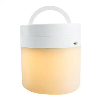 

LED night light creative 6 color cylindrical portable bedside table lamp energy-saving lighting decoration