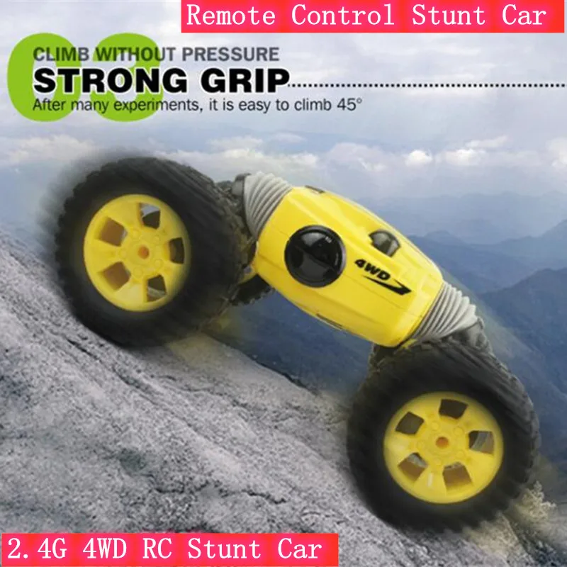 1:16 2.4G 4WD Remote Control RC Stunt Car One Key Transformation 360 degree Rotation Double Sided Flip Twisting Kid gifts |