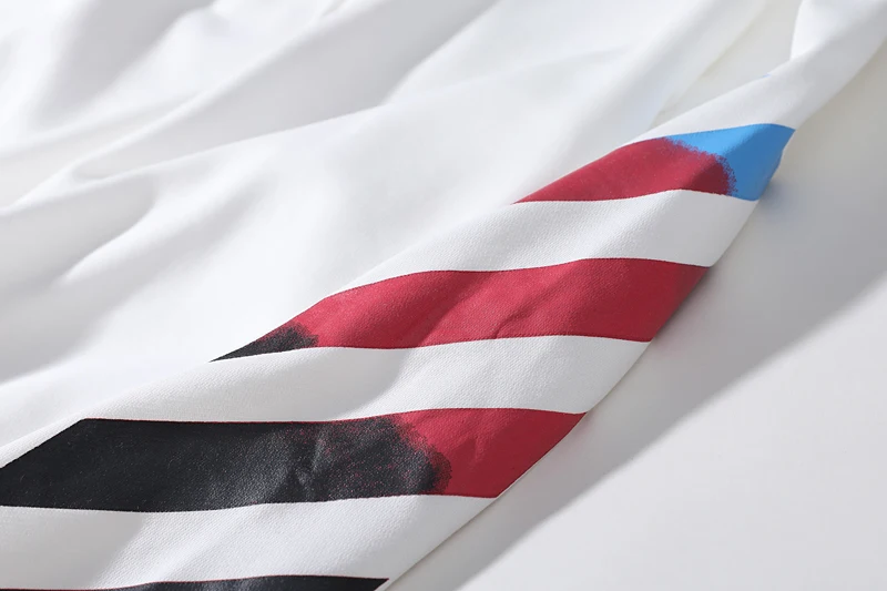 Градиентная стрелка 19ss Off-White OW мужские/женские модели для влюбленных осенне-зимняя повседневная хлопковая толстовка худи свободный жакет с капюшоном