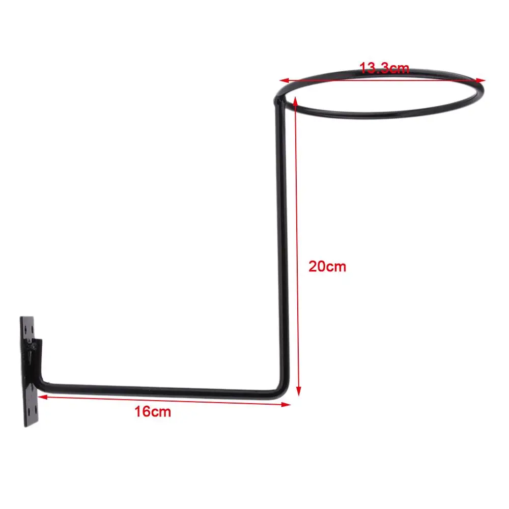 Steel Motorcycle Accessories Helmet Holder Hanger Rack Wall Mounted Hook for Coats Hats Caps Helmet Rack Black
