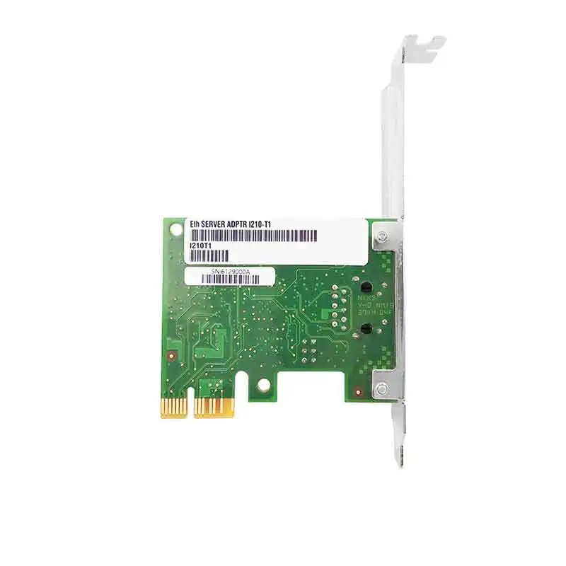 Адаптер I210 Ethernet сервера чип Intel PCIe2.1 X1 RJ45 с одним портом 1000 м|Сетевые карты| |